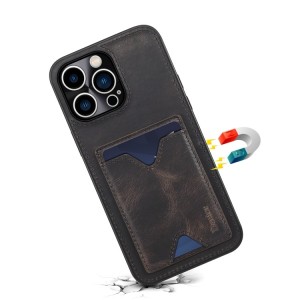 Genuine Leather Case with Card Slot for iPhone 14