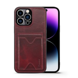 Genuine Leather Case with Card Slot for iPhone 14