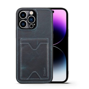Genuine Leather Case with Card Slot for iPhone 14