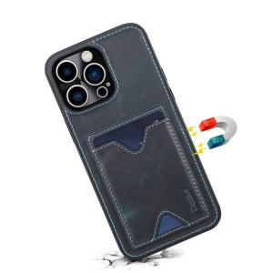Genuine Leather Case with Card Slot for iPhone 14