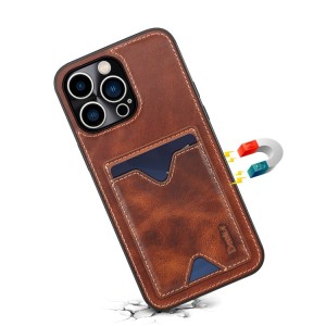 Genuine Leather Case with Card Slot for iPhone 14