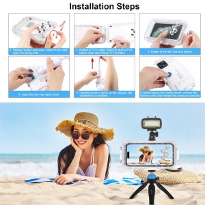Waterproof Diving Case for iPhone 14 Plus