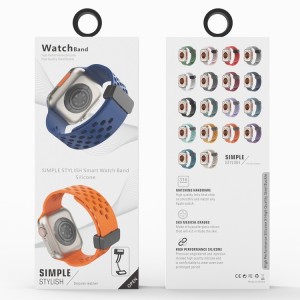 Silicone Watch Band with Magnetic Clasp for Apple Watch Ultra 49mm