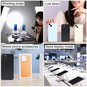 Maqueta de iPhone 15 con Pantalla Negra