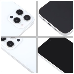 Maqueta con Pantalla Negra de iPhone 16 Pro