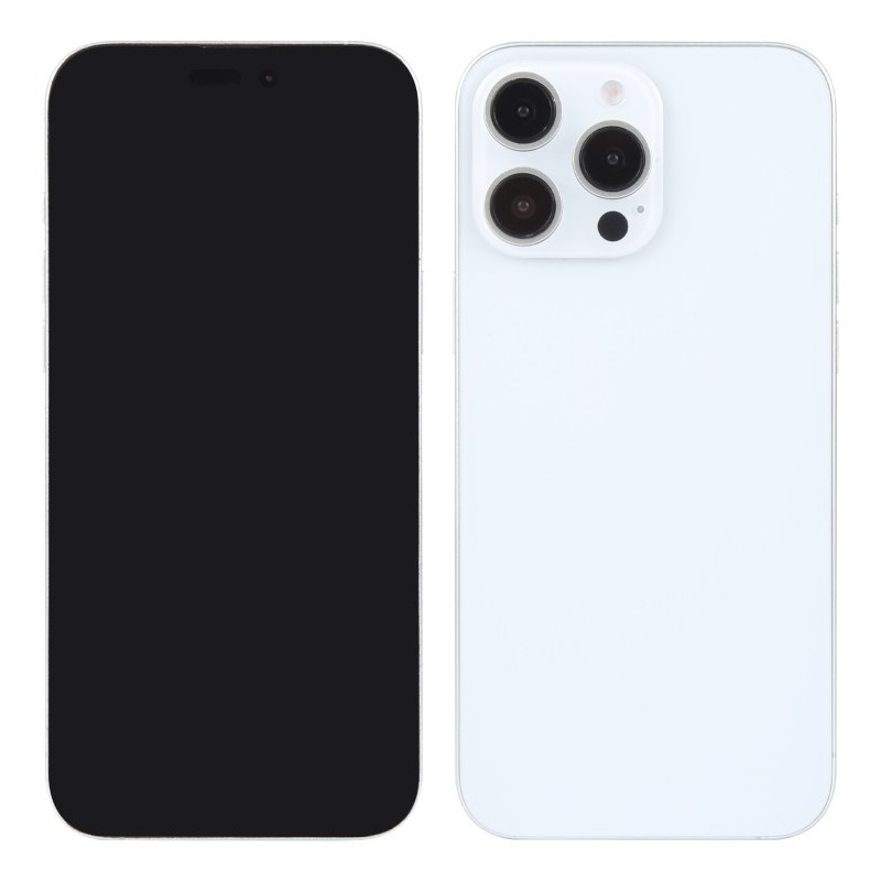 Maqueta de iPhone 16 Pro Max con Pantalla Negra