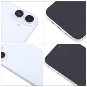 Maqueta de iPhone 16 Plus con Pantalla Negra