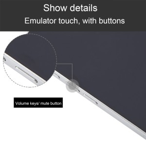 Maqueta de iPhone 16 Plus con Pantalla Negra
