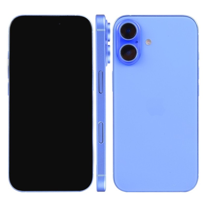 Maqueta de iPhone 16 Plus con Pantalla Negra Maqueta de iPhone 16 Plus con Pantalla Negra