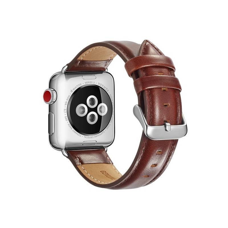 Correa Piel Elegante para Apple Watch 7 45mm, 6 SE 5 4 44mm