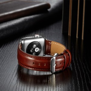 Correa Piel Elegante para Apple Watch 7 45mm, 6 SE 5 4 44mm