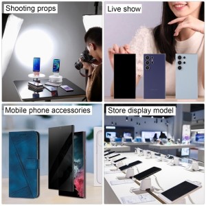 Maqueta para Samsung Galaxy S24 Ultra con Pantalla Negra