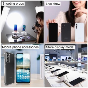 Maqueta para Samsung Galaxy A34 con Pantalla Oscura