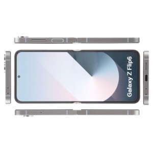 Maqueta de Samsung Galaxy Z Flip6 Pantalla Color