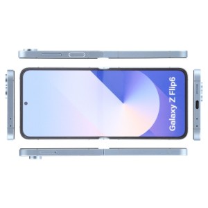 Maqueta de Samsung Galaxy Z Flip6 Pantalla Color