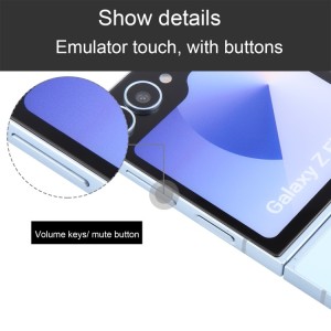 Maqueta de Samsung Galaxy Z Flip6 Pantalla Color
