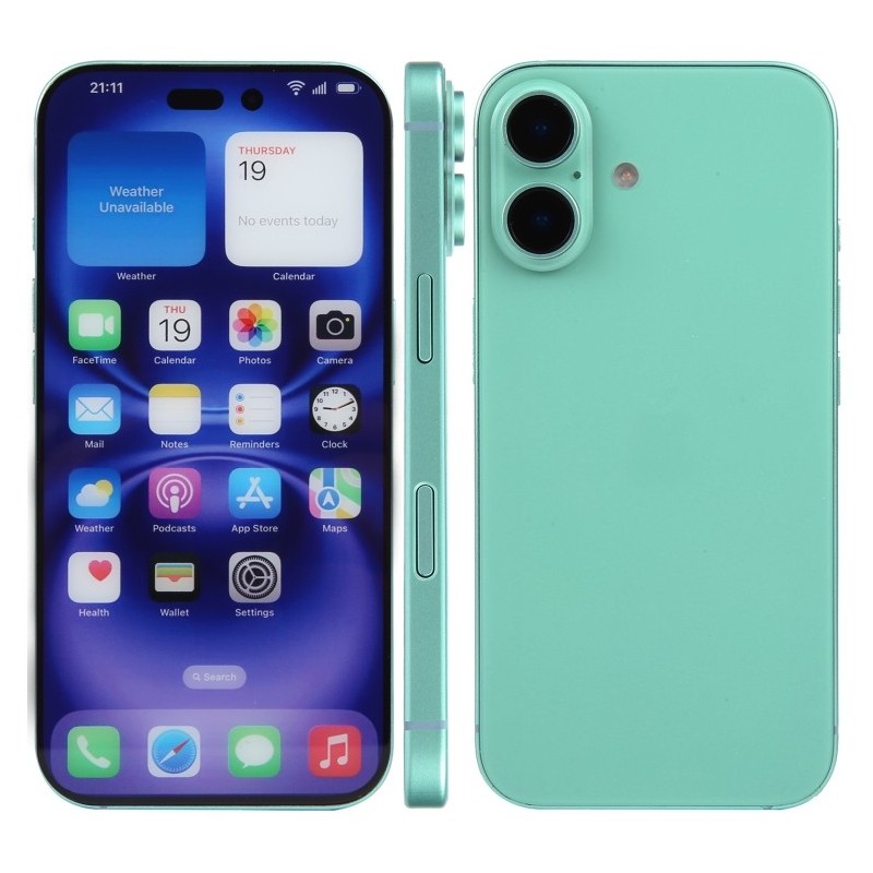 For iPhone 16 Color Screen Dummy Display Model