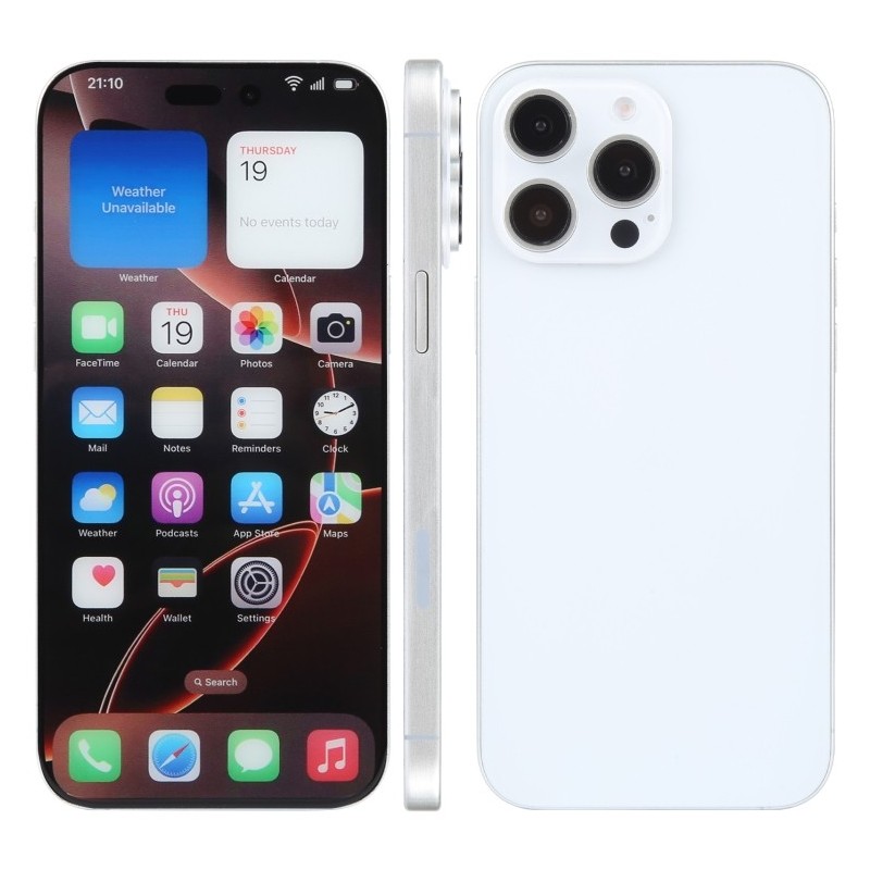 Maqueta con Pantalla Color de iPhone 16 Pro Max