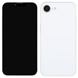 Maqueta iPhone 16e con Pantalla Negra