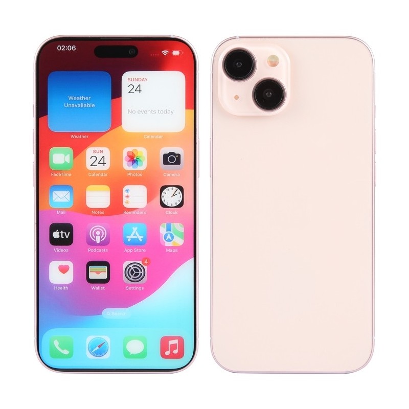 Maqueta con Pantalla Color de iPhone 15 Plus