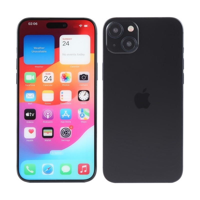 For iPhone 15 Dummy Color Screen Display Model
