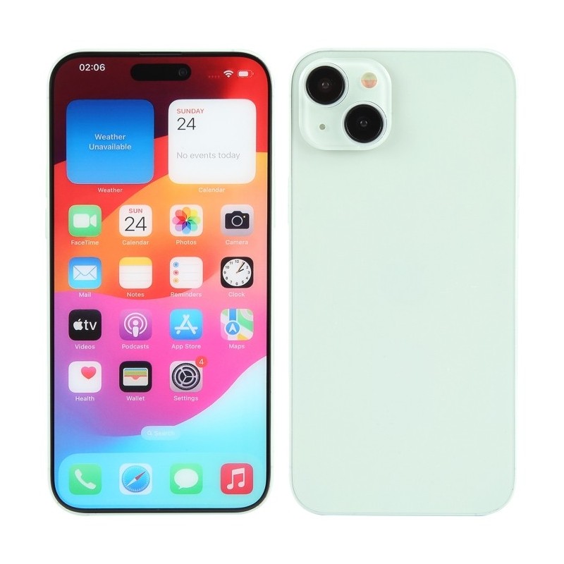 For iPhone 15 Dummy Color Screen Display Model