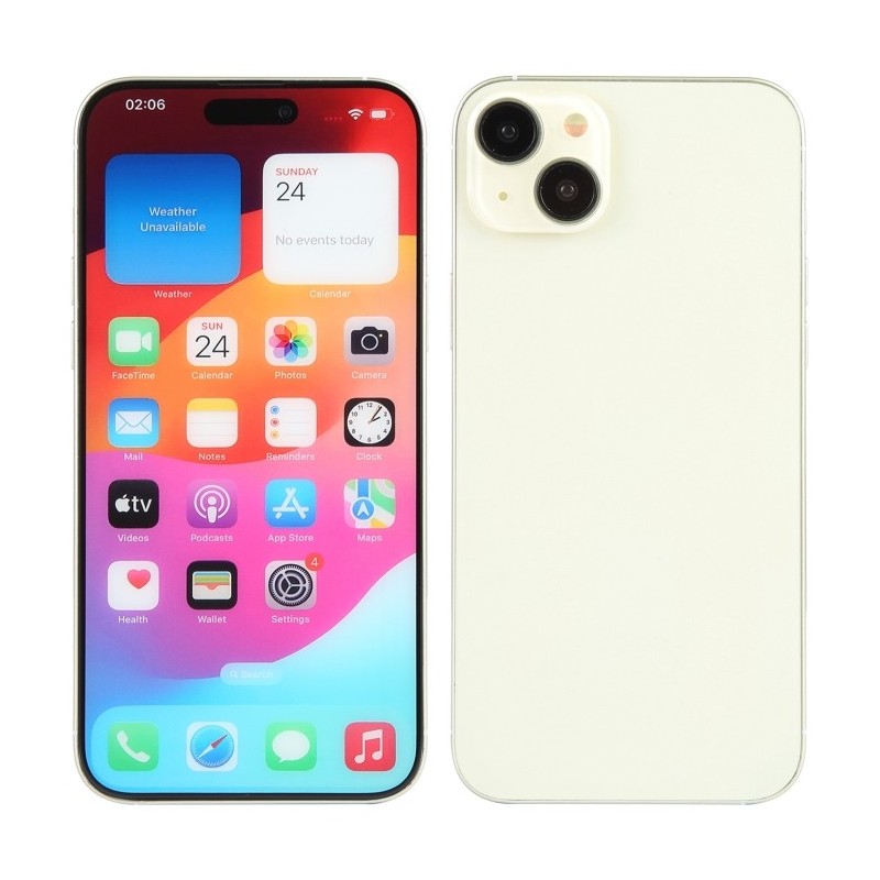 For iPhone 15 Dummy Color Screen Display Model