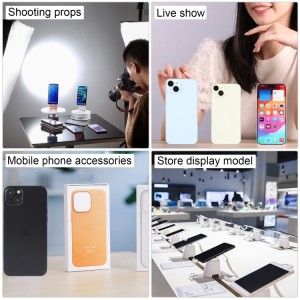 For iPhone 15 Dummy Color Screen Display Model