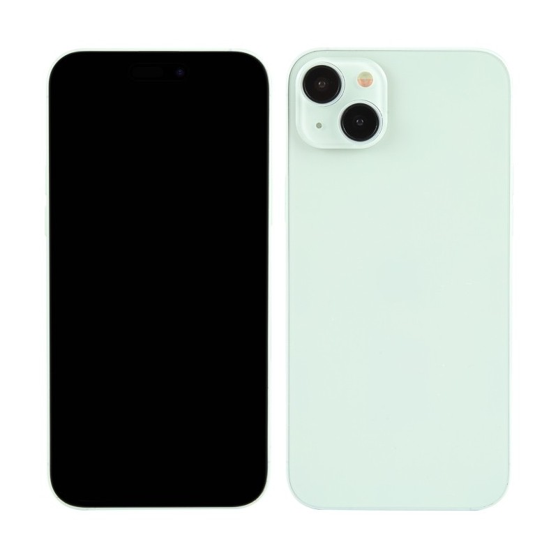 Maqueta de iPhone 15 Plus con Pantalla Negra