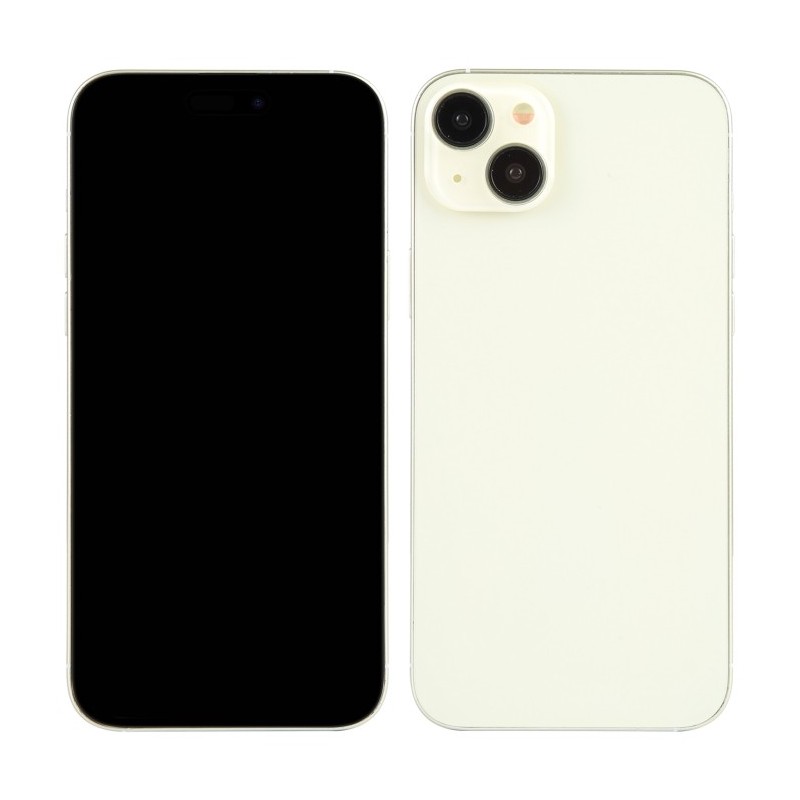 Maqueta de iPhone 15 Plus con Pantalla Negra
