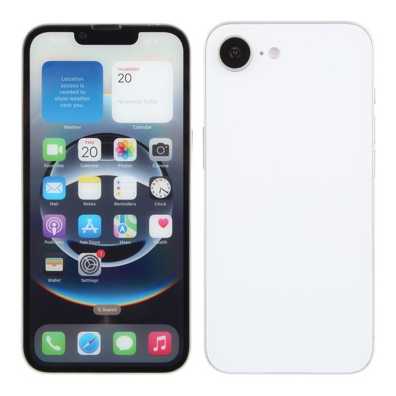 For iPhone 16e Dummy Color Screen Display Model