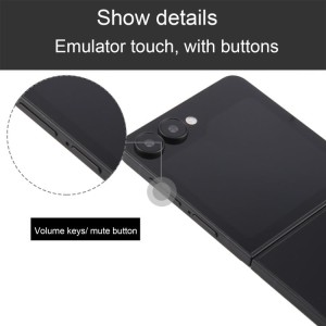 Samsung Galaxy Z Flip7 Black Screen Dummy Phone Display Model