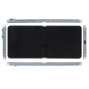 Maqueta Samsung Galaxy Z Flip7 con Pantalla Negra