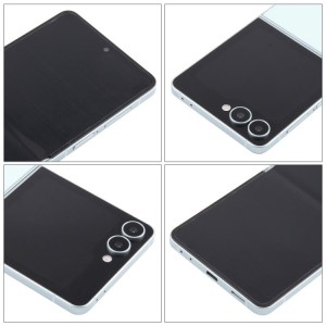 Maqueta Samsung Galaxy Z Flip7 con Pantalla Negra