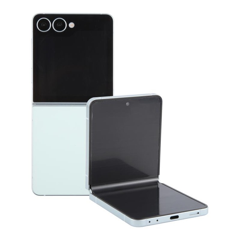 Maqueta Samsung Galaxy Z Flip7 con Pantalla Negra