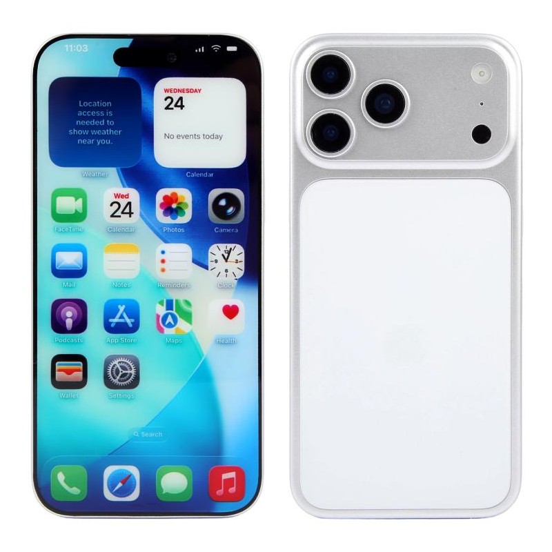 For iPhone 17 Pro Max Dummy Color Screen Display Model