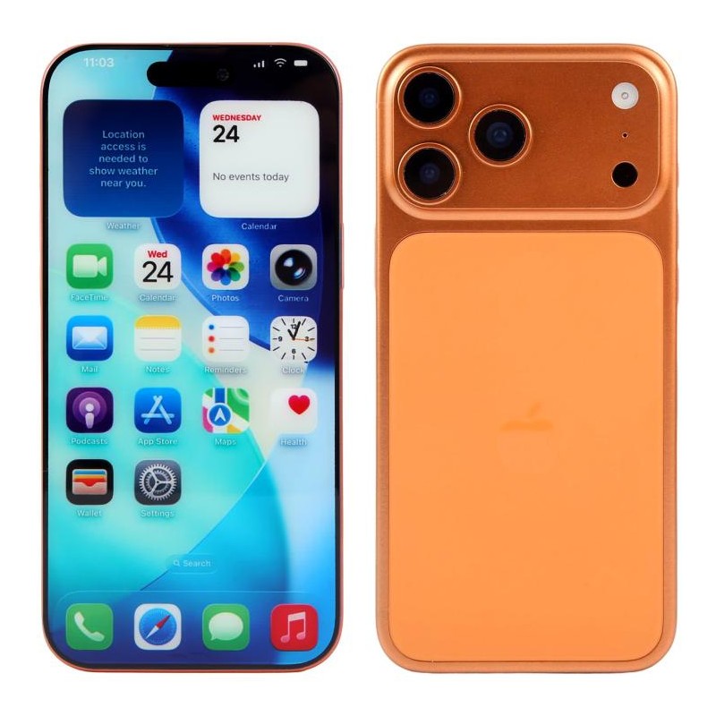 For iPhone 17 Pro Dummy Color Screen Display Model
