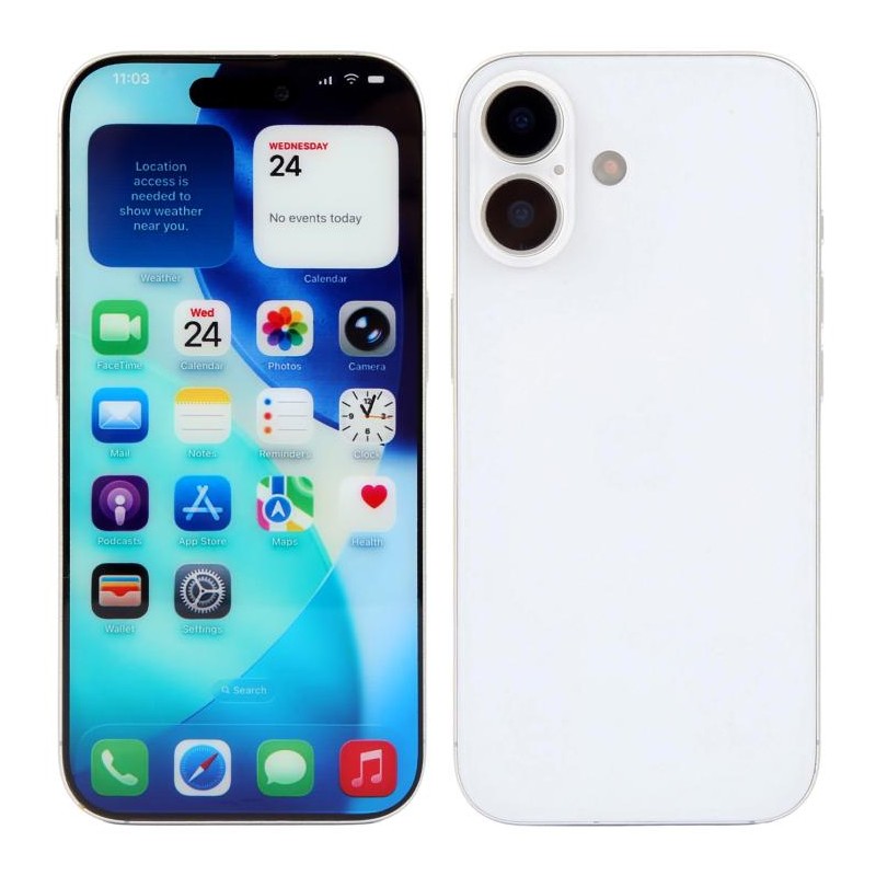 Maqueta con Pantalla Color de iPhone 17