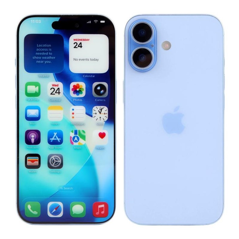 Maqueta con Pantalla Color de iPhone 17