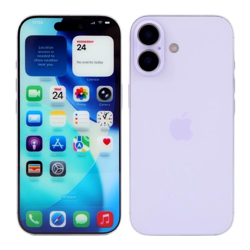 Maqueta con Pantalla Color de iPhone 17