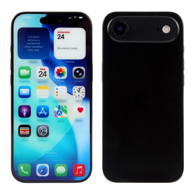 Maqueta con Pantalla Color de iPhone Air