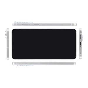 Maqueta Samsung Galaxy S25 Edge con Pantalla Negra