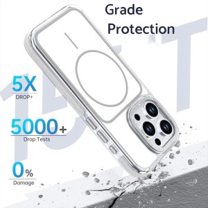 Funda magnética de TPU y acrílico de dos colores vibrantes para iPhone Air