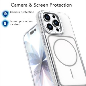 Funda magnética de TPU y acrílico de dos colores vibrantes para iPhone Air