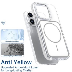 iPhone Air Vibrant Dual-color TPU + Acrylic Magnetic Phone Case