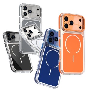Funda magnética de TPU y acrílico de dos colores vibrantes para iPhone Air