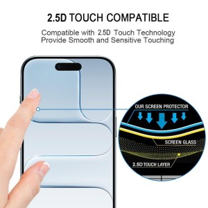 Cristal Templado con Pegamento Completo para iPhone Air