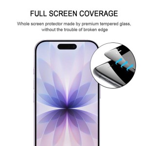 Tempered Glass with Full Adhesive for iPhone 17