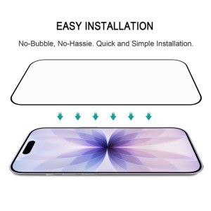 Cristal Templado con Pegamento Completo para iPhone 17