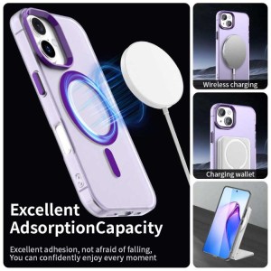 Funda híbrida de TPU y PC con Magsafe Candy para iPhone 17